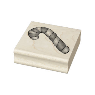 Candy Cane Twist Kerstvakantie Cookie Bakken Rubberstempel