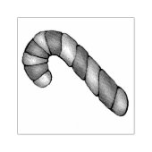 Candy Cane Twist Kerstvakantie Cookie Bakken Rubberstempel (Afrduk)