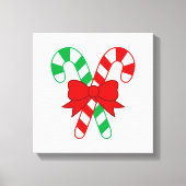 Candy Cane Verpakt Canvas (Voorkant)