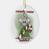 Candy Cane Verslaafd Kerst Keepsake Ornament (Rechts)