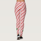 Candy Cane w/Holly - Leggings (Achterkant)