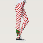 Candy Cane w/Holly - Leggings (Rechts)