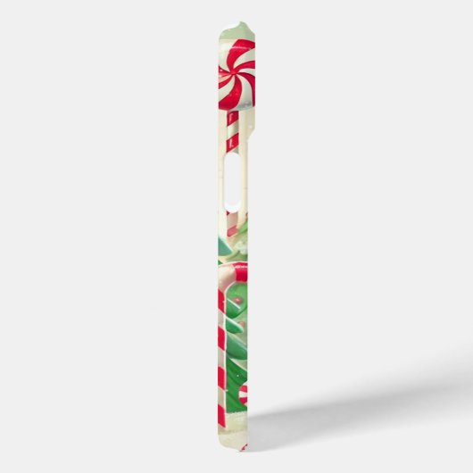 Candy Cane Winter Pepermunt Bos Kerstmis Case-Mate iPhone Case (Achterkant / Rechts)