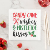 Candy Cane Wishes and Mistletoe Kisses Servet (Insitu)
