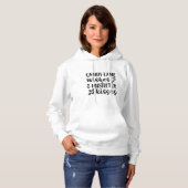 Candy Cane Wishes Mistletoe Kisses Feestelijk Meis Hoodie (Voorkant volledig)