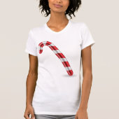 Candy Cane Womens T-Shirt (Voorkant)