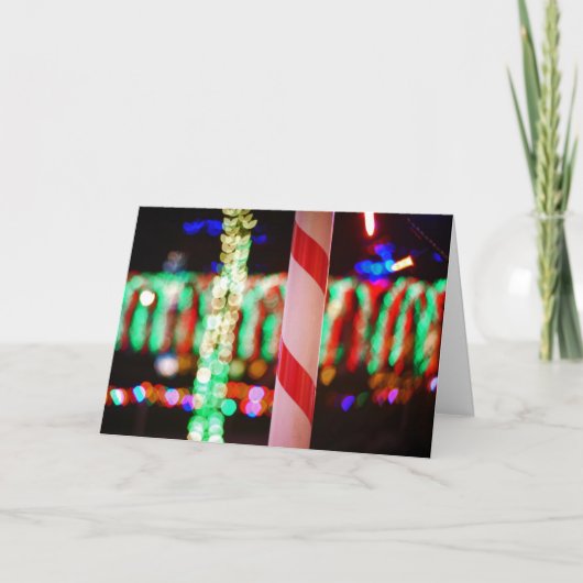 Candy Cane Wonderland Feestdagen Kaart (Voorkant)