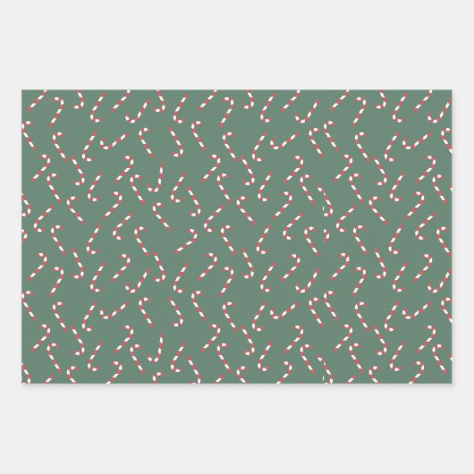 Candy cane wrapping paper (Voorkant 2)