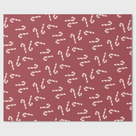 Candy Cane Wrapping Paper Cadeaupapier