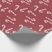 Candy Cane Wrapping Paper Cadeaupapier (Hoek)