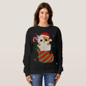Candy Cane Xmas Kittens Lo Trui (Voorkant volledig)