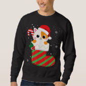 Candy Cane Xmas Kittens Lo Trui (Voorkant)