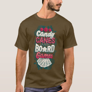 Candy Canes and Board Games, Kerstmis T-shirt