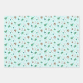 Candy Canes and Gingerbrood House Pattern Inpakpapier Vel (Voorkant 2)