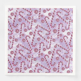 Candy canes Berry Paper Napkin Servet