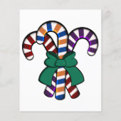 Candy Canes boeket - groen lint (Achterkant)