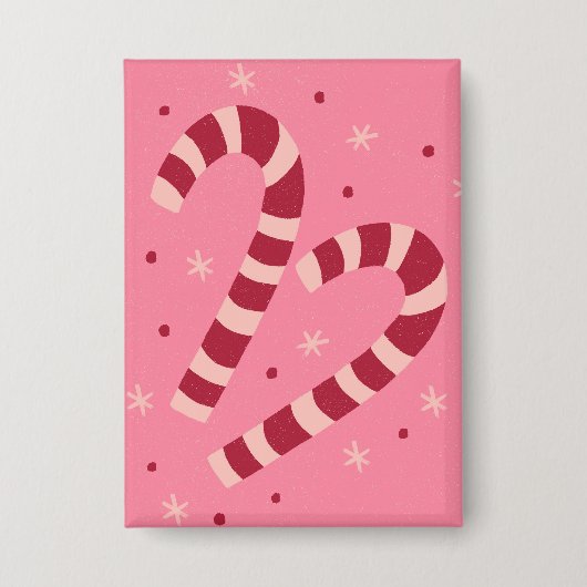 Candy canes button (Voorkant)