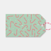 Candy Canes Cadeaulabel (Voorkant (Horizontaal))