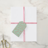 Candy Canes Cadeaulabel (Met Touw)