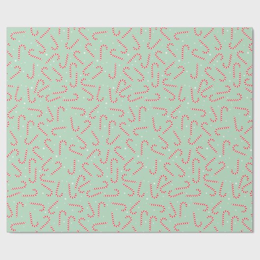 Candy Canes Cadeaupapier (Vlak)