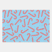 Candy Canes Christmas Design Inpakpapier Vel (Voorkant 2)
