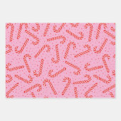 Candy Canes Christmas Design Inpakpapier Vel (Voorkant)