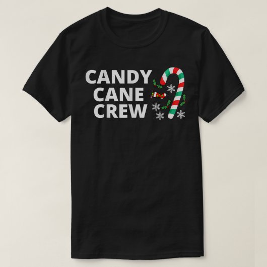 Candy Canes Crew-kerstSnoep Lover Matching Gr T-shirt (Design voorkant)
