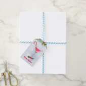 Candy Canes en Cocktails Christmas Holiday Party Cadeaulabel (Met Touw)