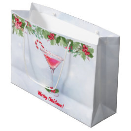 Candy Canes en Cocktails Christmas Holiday Party Groot Cadeauzakje