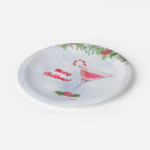 Candy Canes en Cocktails Christmas Holiday Party Papieren Bordje (Gekanteld)