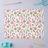 Candy Canes en kerstkoekjes Tissuepapier (Craft)