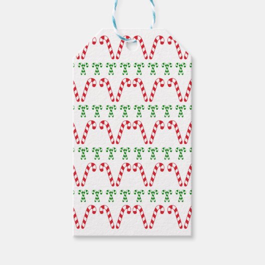 Candy Canes Gift Label Cadeaulabel (Voorkant)