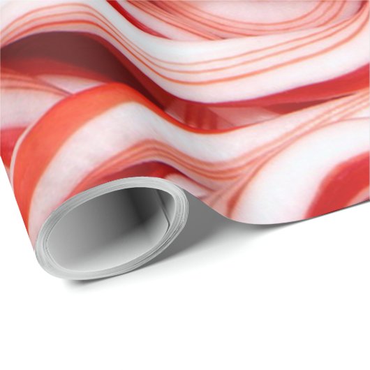 Candy Canes Gift Wrapping Paper Cadeaupapier (Rol Hoek)