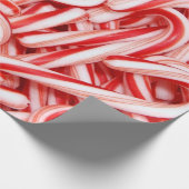 Candy Canes Gift Wrapping Paper Cadeaupapier (Hoek)