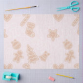 Candy Canes Gingerbread Heren Sterren Kerstmis Tissuepapier (Craft)