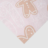 Candy Canes Gingerbread Heren Sterren Kerstmis Tissuepapier (Detail)