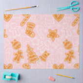 Candy Canes Gingerbread Heren Sterren Kerstmis Tissuepapier (Craft)
