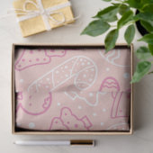 Candy Canes Gingerbread Heren Sterren Kerstmis Tissuepapier (Geschenk)