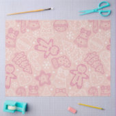 Candy Canes Gingerbread Heren Sterren Kerstmis Tissuepapier (Craft)