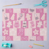 Candy Canes Gingerbread Heren Sterren Kerstmis Tissuepapier (Craft)