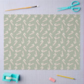 Candy Canes Green Christmas Tissuepapier (Craft)