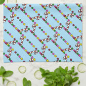 Candy Canes & Gumdrops Kerstmis Theedoek (Gevouwen)