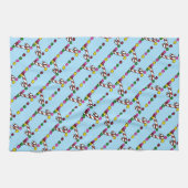 Candy Canes & Gumdrops Kerstmis Theedoek (Horizontaal)