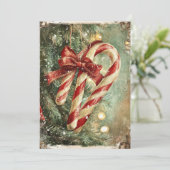  Candy Canes Kaart (Staand voorkant)