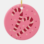 Candy canes keramisch ornament (Achterkant)
