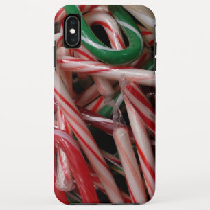 Candy Canes kerstfeestay White Green en Red Case-Mate iPhone Case
