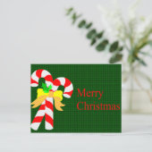 Candy Canes kerstKaart Feestdagenkaart (Staand voorkant)