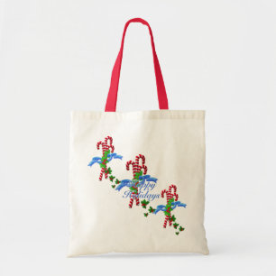 Candy Canes kerstTas Tote Bag