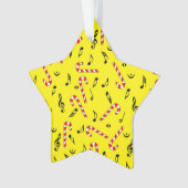 Candy Canes Muzieknoten Ornament (voorkant)
