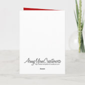 Candy Canes N Dog Tags Kaart (Achterkant)